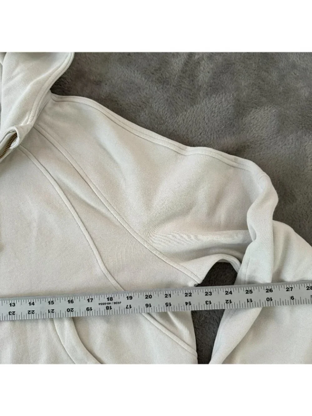 Lululemon Oversized Half Zip Cropped Hoodie Women's M/L Medium Large *flaw - Picture 5 of 6